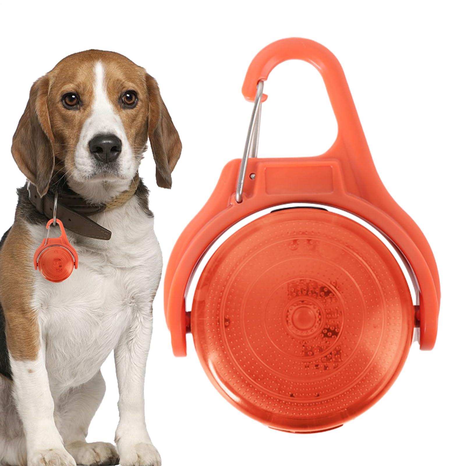 Lampada da passeggio per cani ricaricabile,luci per collare per cani | Luce per collare per animali ricaricabile tramite USB - Torcia per cani multiuso per alpinismo, guida notturna, corsa notturna e