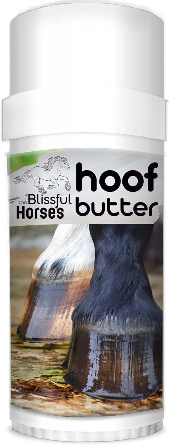 The Blissful Horses Hoof Butter All Natural Support for Your Horse's Hooves, 16-Ounce