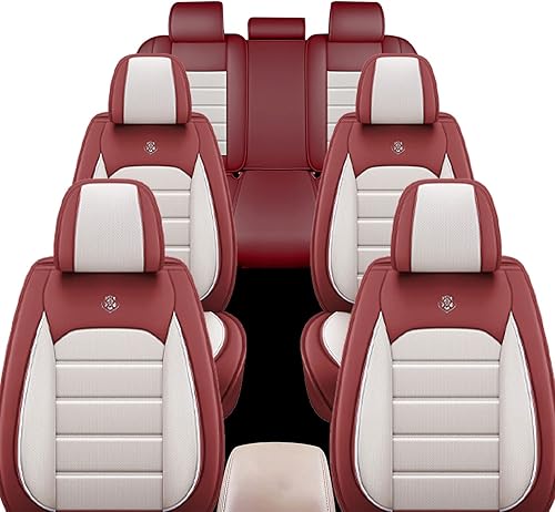 Miniatura 2 de JOJ Funda de asiento de automóvil para Nissan Pathfinder 2003-2023, funda de asiento de coche de 7, antideslizante, impermeable, transpirable, de