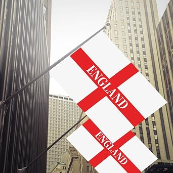 5ft x 3ft England Flag, St George Flag English Flags UK Flag for 2024 Euro Decorations Garden Street Party Decoration