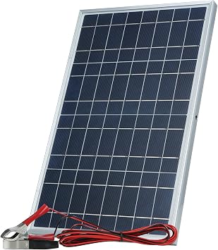 Solar Panel, Lixada 30W Portable Solar Panel Kit Set, IP65 Waterproof with Alligator ClipSolar Cell Solar Panel for Home Outdoor Camping, Travel