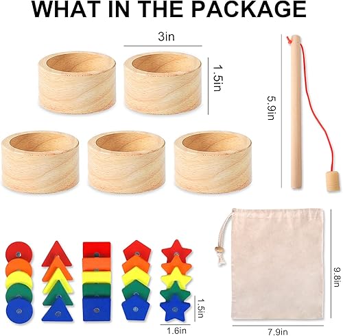 Miniatura 6 de Juguetes Montessori para niños de 1 año, juguetes de madera para el desarrollo de formas y rompecabezas a juego, juego de cosecha de zanahorias,