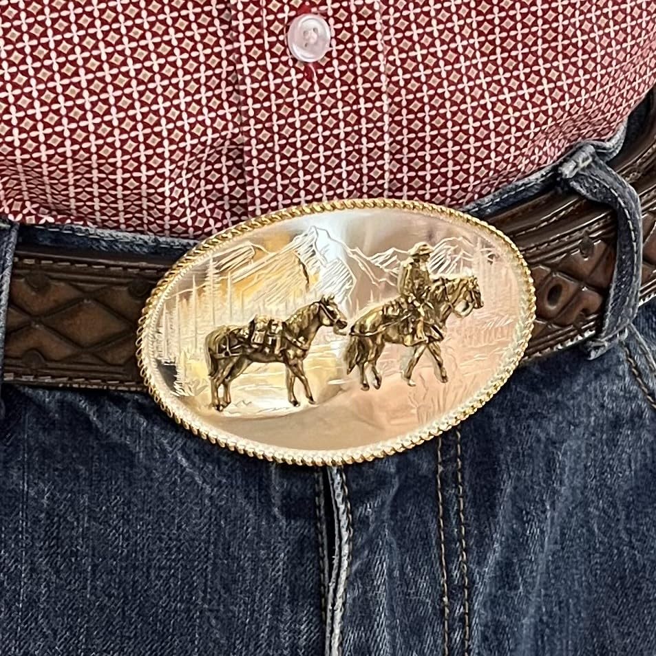 Image of Montana Silversmiths Western Lifestyle Southwestern Series Made in the USA Belt Buckle