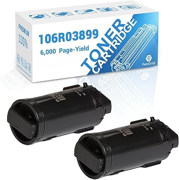2-Pack Versalink C600 C605 Black Toner Cartridge, 106R03899 | Compatible with Xerox VersaLink C600 C605
