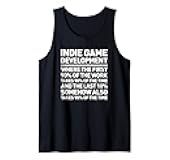 Funny Video Game Developer / Indie Game Developer Tank Top