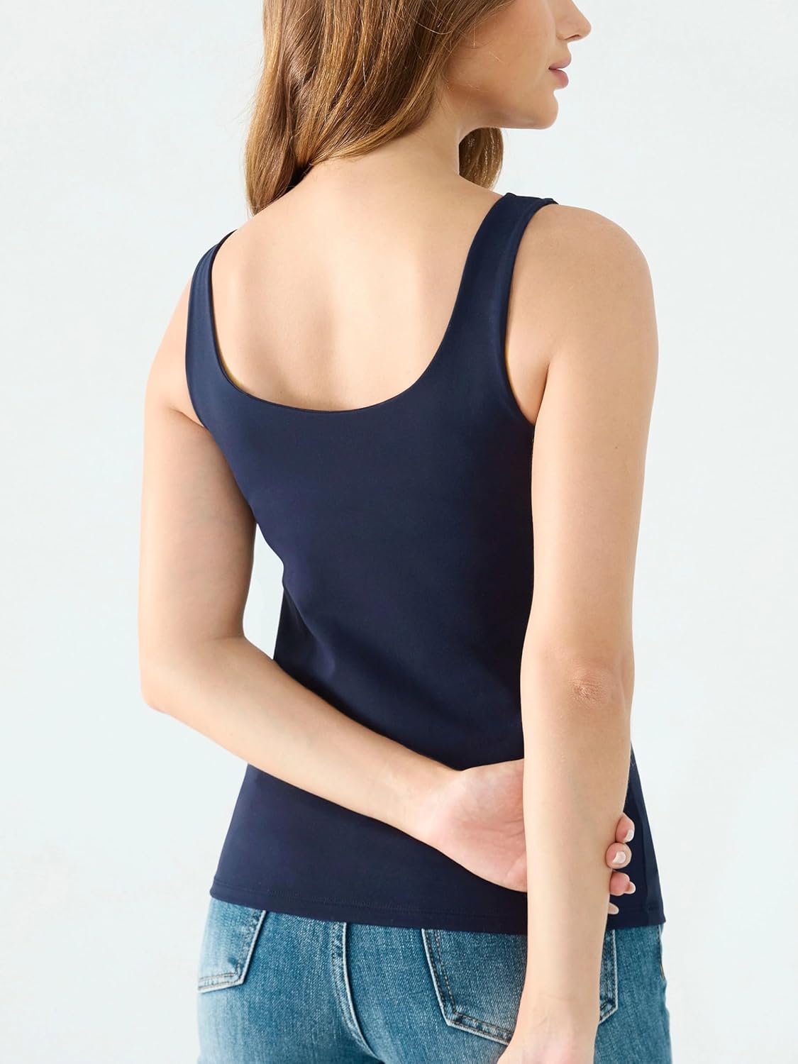 Maternity Nursing Tank Tops Nursing Bras for Breastfeeding V Neck Maternity Bra Sleeveless Casual Sports Tee - Image 5