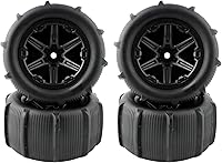 Vista 8 de 2 unidades RC 1:16 Pre-pegadas Ramos Buggy Neumáticos hexagonales 0.472 in Ruedas para arena de nieve H16BM 16889 16890A H16E H16GT H16DR H16 HB17