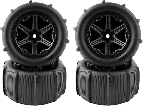 Miniatura 8 de 2 unidades RC 1:16 Pre-pegadas Ramos Buggy Neumáticos hexagonales 0.472 in Ruedas para arena de nieve H16BM 16889 16890A H16E H16GT H16DR H16 HB17