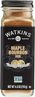 Watkins Grilling Maple Bourbon Seasoning, 4 oz (Pack of 1) (Packaging may vary)