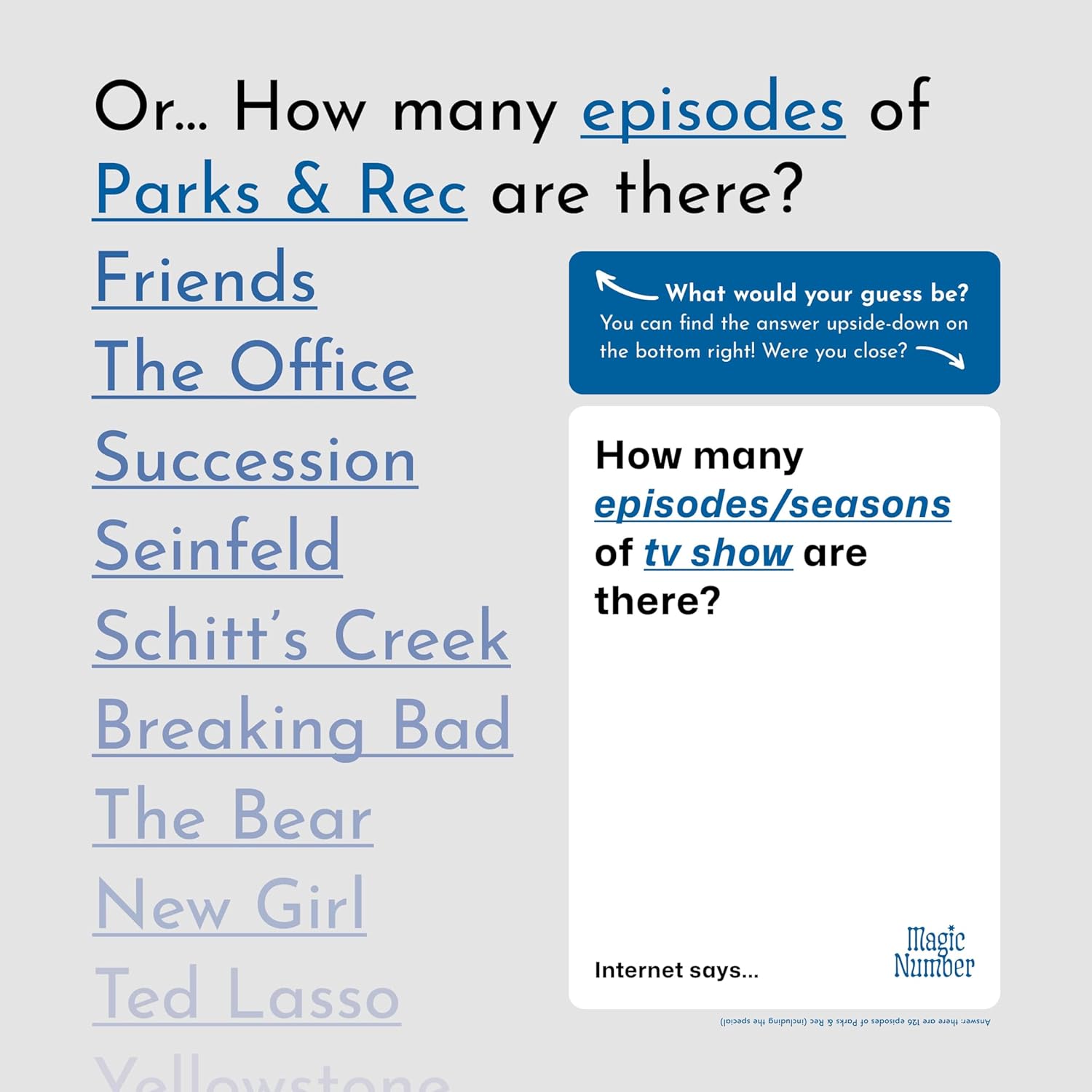 Magic Number: The Party Game of Wild Guesstimation