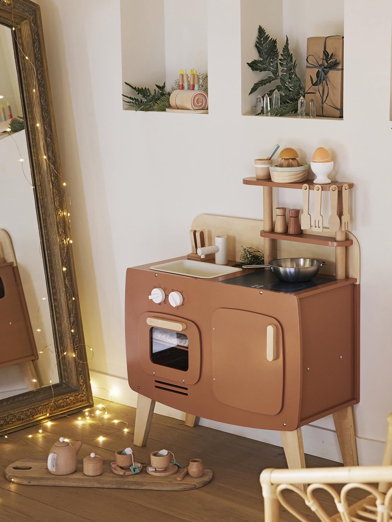VERTBAUDET Cuisinette en Bois Design Caramel TU