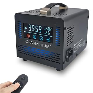 Générateur d’Ozone 60000mg/h, pour éliminer les odeurs dans les pièces, voitures, espaces pour animaux et sous-sols, ozone generateur avec télécommande, couverture maximale 500㎡, noir - Amazon product rated Grade A