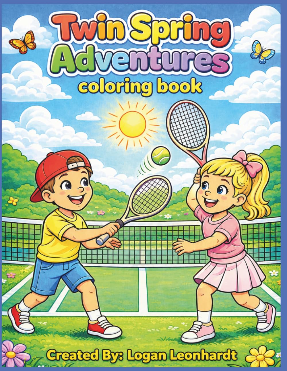 Twin Spring Adventures: Coloring Book