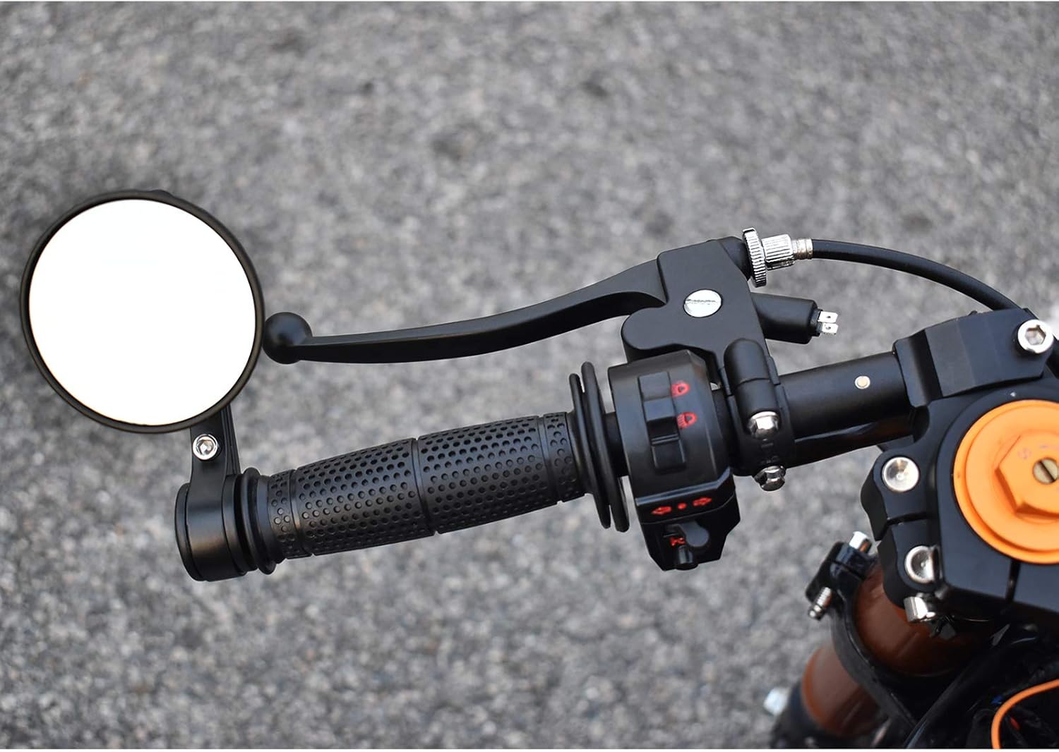 0011 Universal 7/8" Motorcycle Levers Hydraulic Brake Master Cylinder Reservoir Clutch Lever Set for Cafe Racer Honda Kawasaki Suzuki Yamaha Dirt Bike