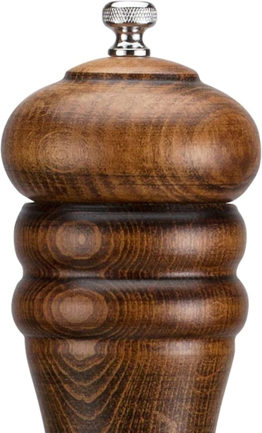 Salt and Pepper Grinder Wooden Salt and Pepper Mill Set Shakers with Stainless Steel,Adjustable Grinding Thickness-Pack of 2