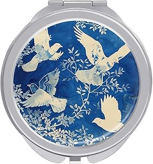 Bird Style Painting Travel Makeup Mirror 1x/2...