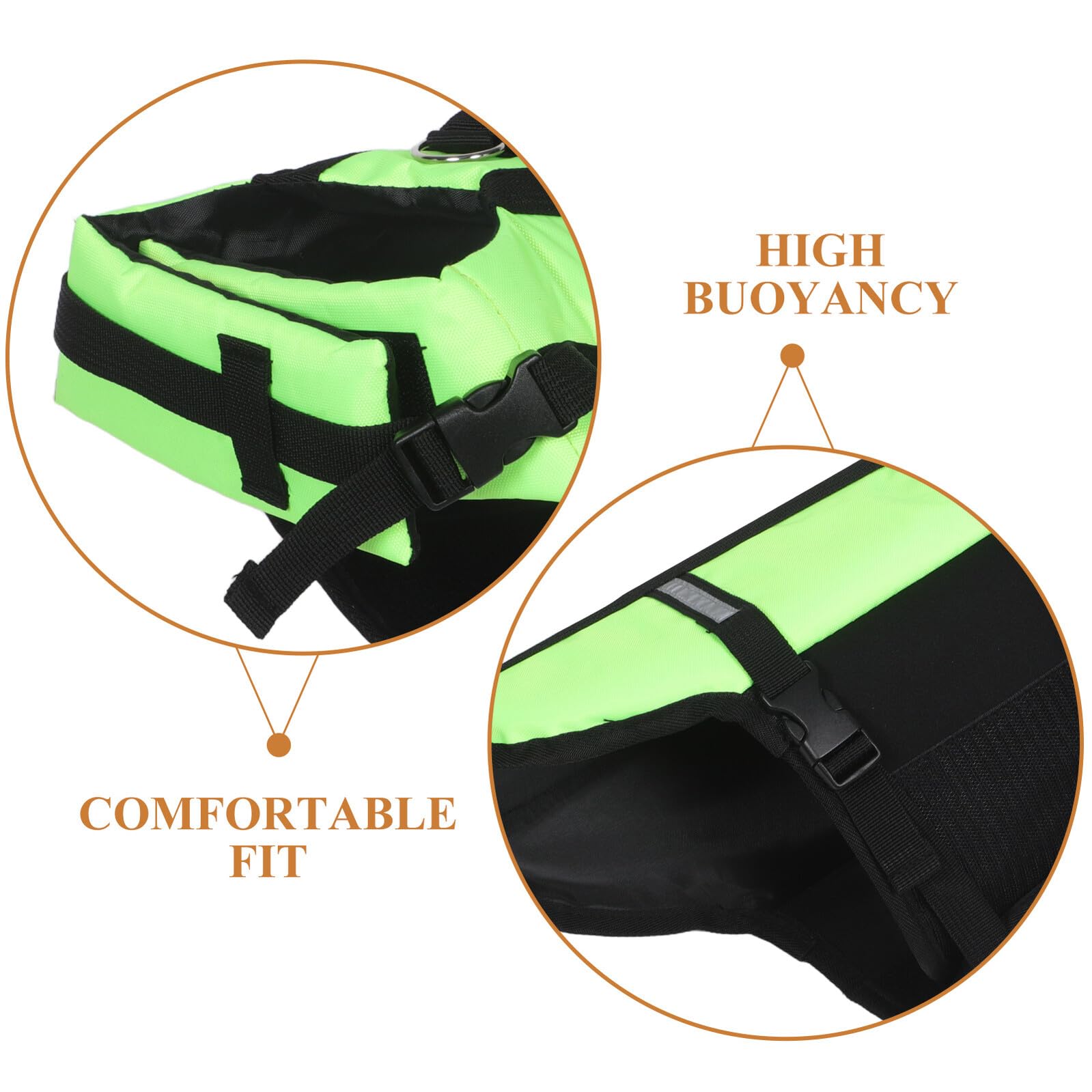 WOONEKY Reflektierende Hundesicherheitsweste aus Polyester mit Verstellbarem Sitz für Outdoor Aktivitäten Grün