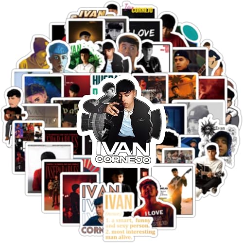Miniatura 3 de 62 calcomanías de Ivan Cornejo, calcomanías de vinilo impermeables para botella de agua, laptop, monopatín, casco, premios de automóvil, calcomanías