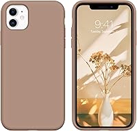 Vista 1 de GUAGUA Funda compatible con iPhone 11, silicona líquida, gel suave, goma delgada, forro de microfibra, con textura, a prueba de golpes, funda