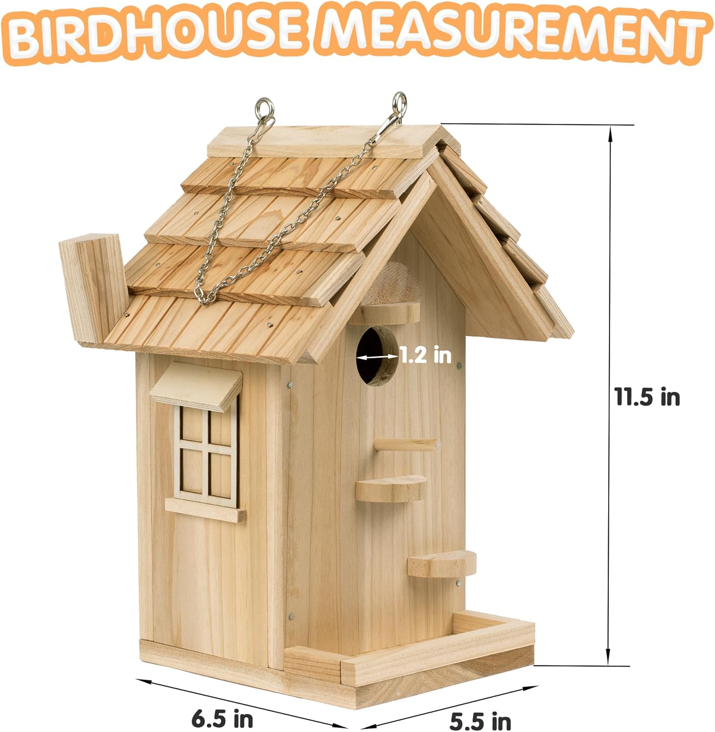DIY Birdhouse Kit, Wooden Bird House for Adults to Build, DIY Bird House for Outside, Outdoor Woodworking Adult Crafts