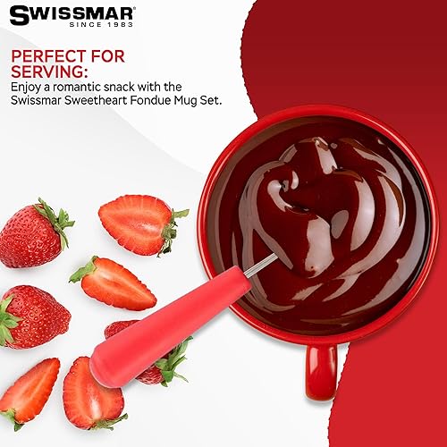 Miniatura 5 de Swissmar Indulge - Juego de 4 tazas de fondue de chocolate 42fl oz