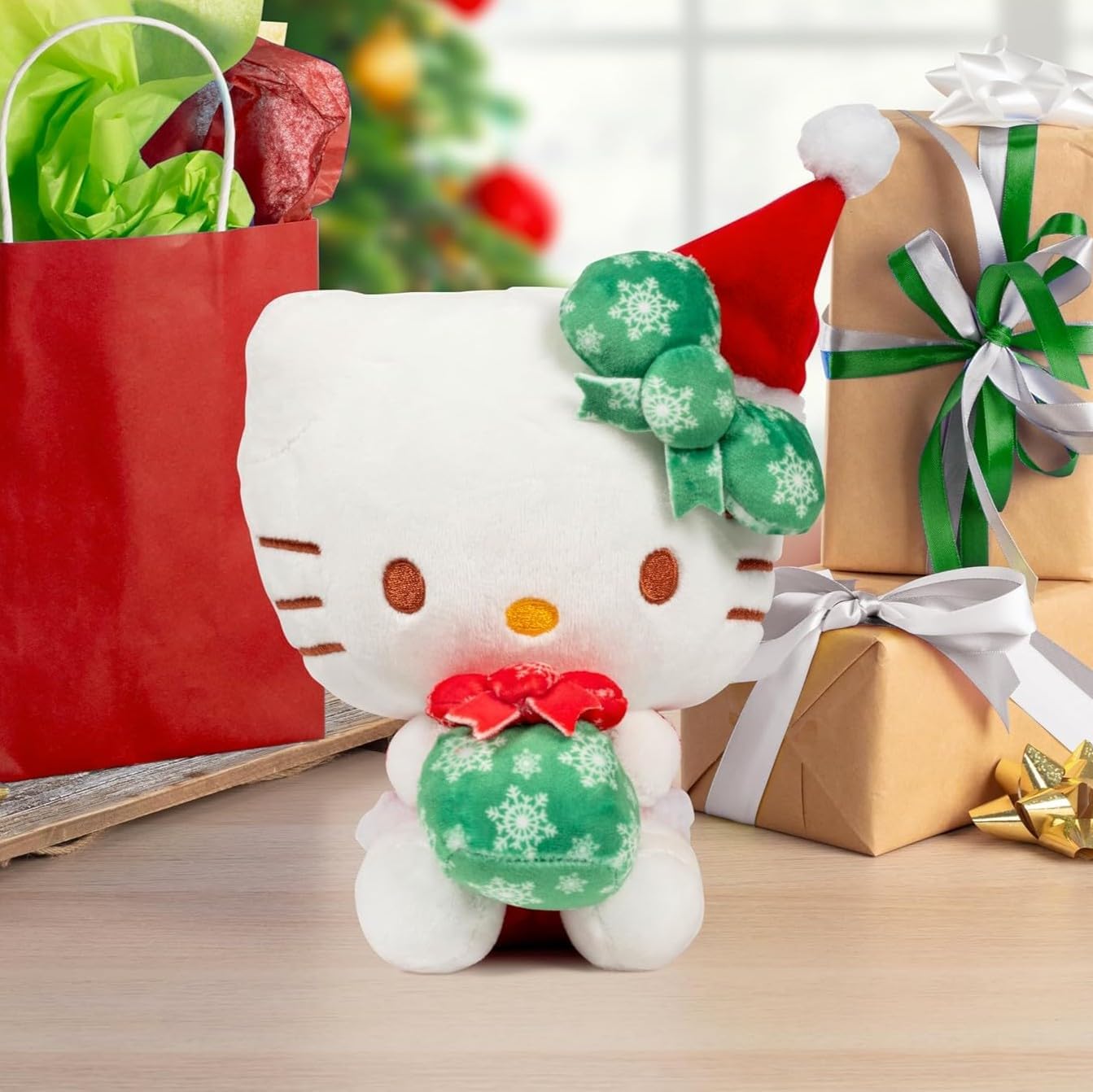 Hello Kitty 8 Inch Birthday Plush - Officially Licensed Hello Kitty & Friends - Authentic Limited Edition Collectible Stuffed Animal Toy - Gift for Girls, Boys, Kids & Sanrio Fans