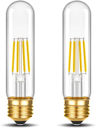 ToBeGreat E26 T10 LED Bulb 4 Watt Equivalent 40W Tubular Bulbs 4000K