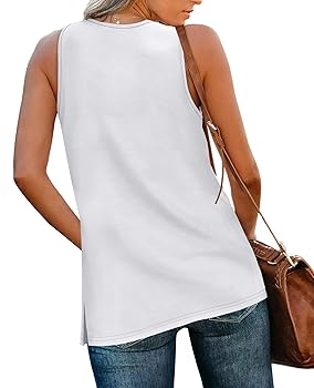 トップス HUG YOUR SKIN V neck sleeveless HUG YOUR SKIN) Flayered v-neck sleeveless - 2col