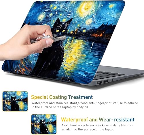 Miniatura 146 de Adhesivo para laptop de 12.1-15.6 pulgadas, calcomanía reutilizable universal de vinilo para laptop, protector de arte impermeable en color panal