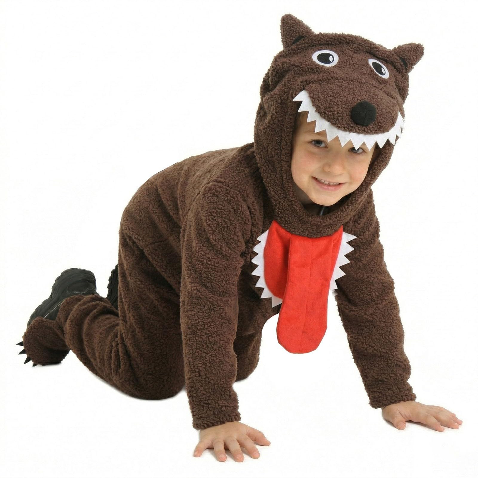 Generisch Novità 2026 Tema tema lupo animale per spettacoli teatrali per bambini, vestito simile a pigiama per spettacoli asilo
