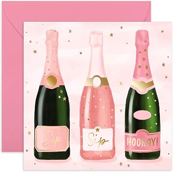 CENTRAL 23 Cute Birthday Card for Her - Sweet Design - Colourful - Women Mom Sister Daughter - With Fun Stickers