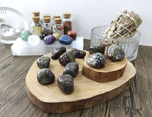 Miniatura 59 de MAIBAOTA Piedras de ojo de tigre, piedras pulidas naturales, piedras de cristal pulidas, piedras de equilibrio energético, piedras preciosas