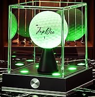 Vista 26 de JupDec Caja de exhibición de béisbol - Soporte de cubo transparente para pelotas de béisbol con base de madera, caja de soporte para autógrafos