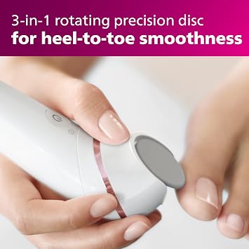 Philips Epilator Series 8000 5 in 1 Shaver for Women, Trimmer, Pedicure and Body Exfoliator with 9 Accessories, BRE740/14