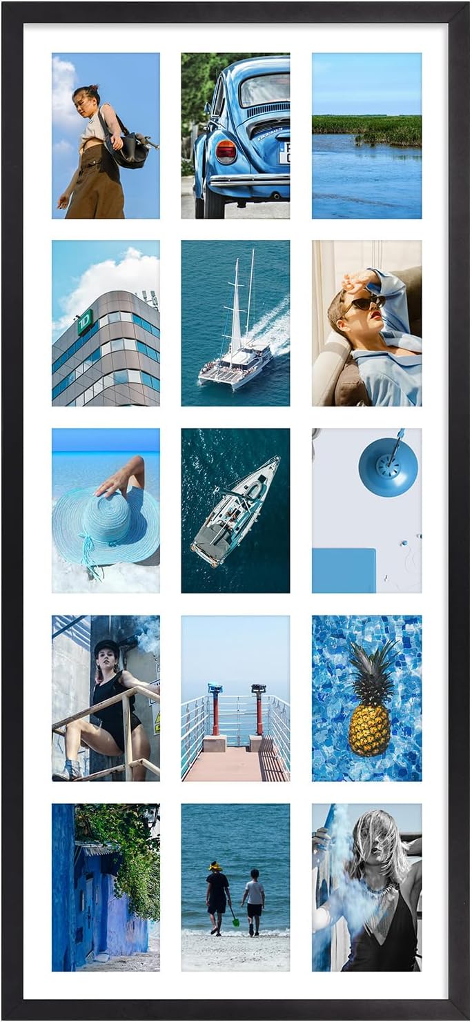 MEBRUDY 4x6 Collage Picture Frames with 15 Openings, 1