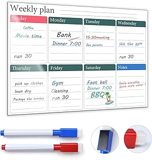 Stay Organized with the Magnetic Fridge Planner: Your Ultimate Weekly Planning Companion