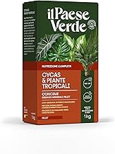 Fertiliser Tropical Green Plants 1 kg – Natural Fertilizer for Cycas with Organic Nitrogen, Phosphorus and Potassium for Leaves Always Green and Lush – Il Paese Verde