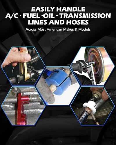Miniatura 3 de Orion Motor Tech Kit de herramientas de desconexión de línea de 25 piezas para sistemas de aire acondicionado y transmisión y alicates de abrazadera