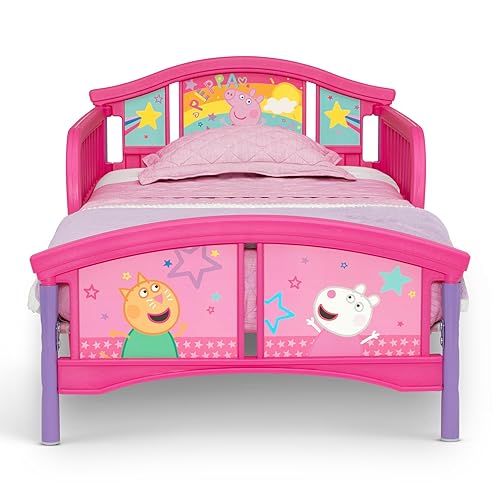 Vista 4 de Delta Children Cama infantil de plástico, Peppa Pig