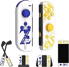 Joycon Controller for Switch,Joy Cons for Switch Controllers, Left Right Wireless Remote Replacement for Switch Joycons Support Wake-up Function/6-Axis Gyro/Screenshot