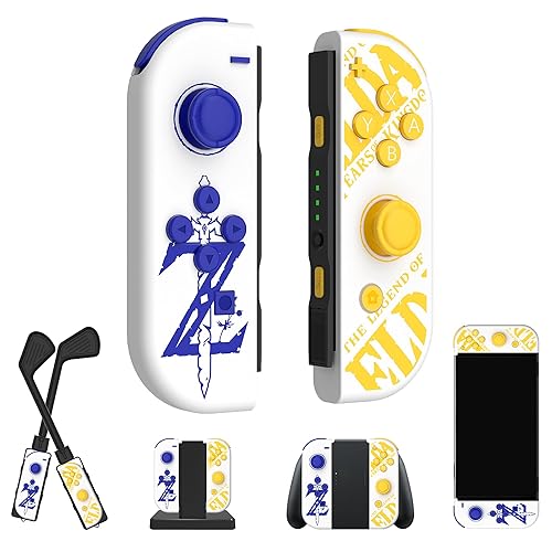 FRGDOT Joycon Controller for Switch,Joy Cons for Switch Controllers, Left Right Wireless Remote Replacement for Switch Joycons Support Wake-up