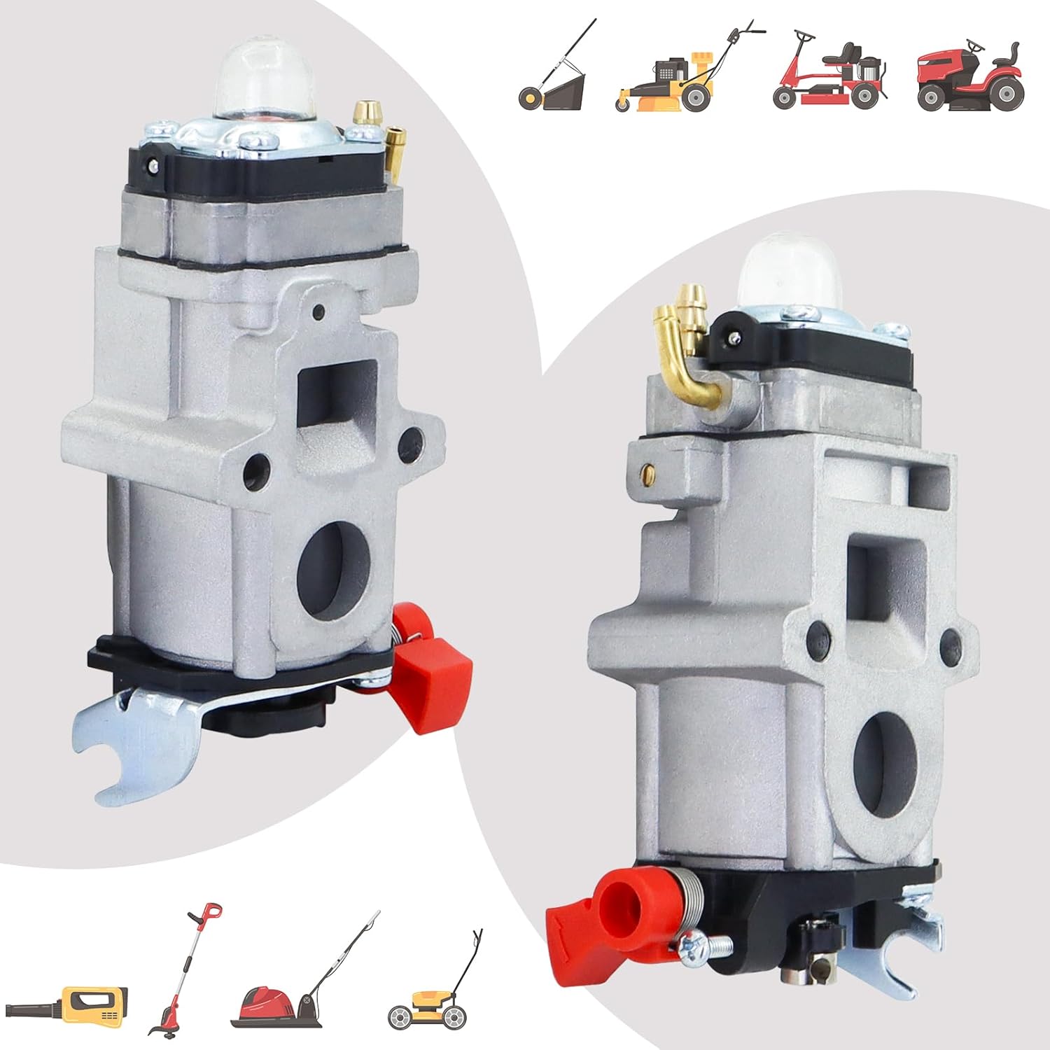 WYAB-1 Carburetor Fits for Echo PB-8010H PB-8010T PB-9010 for Shindaiwa EB810 EB810RT EB910 2-cycle Backpack Leaf Blower Replacement for A021004920 for Walbro WYAB-1 with Filters Spark plug