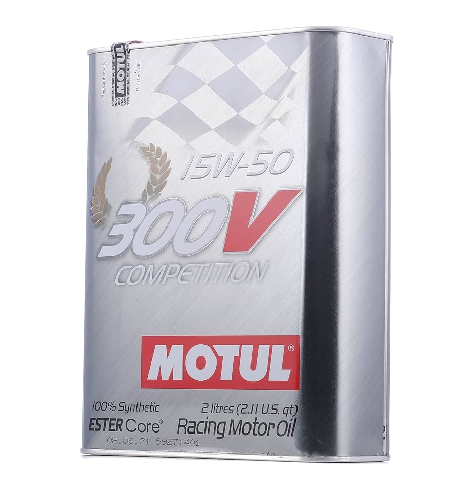 Amazon.com: Motul 104244 300V 15w50 Synthetic Racing Oil, 20