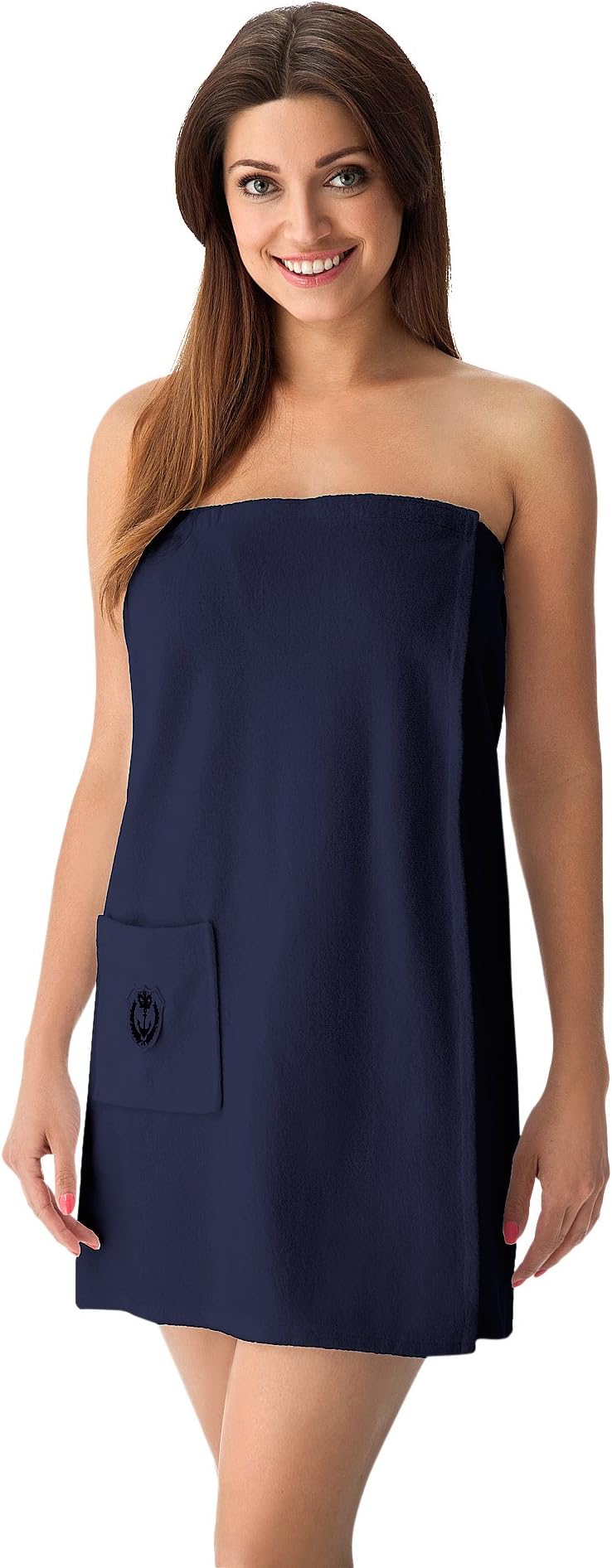 Womens Short Cotton Dress Shower and Bath Body Towel Sauna Gym Cover Up