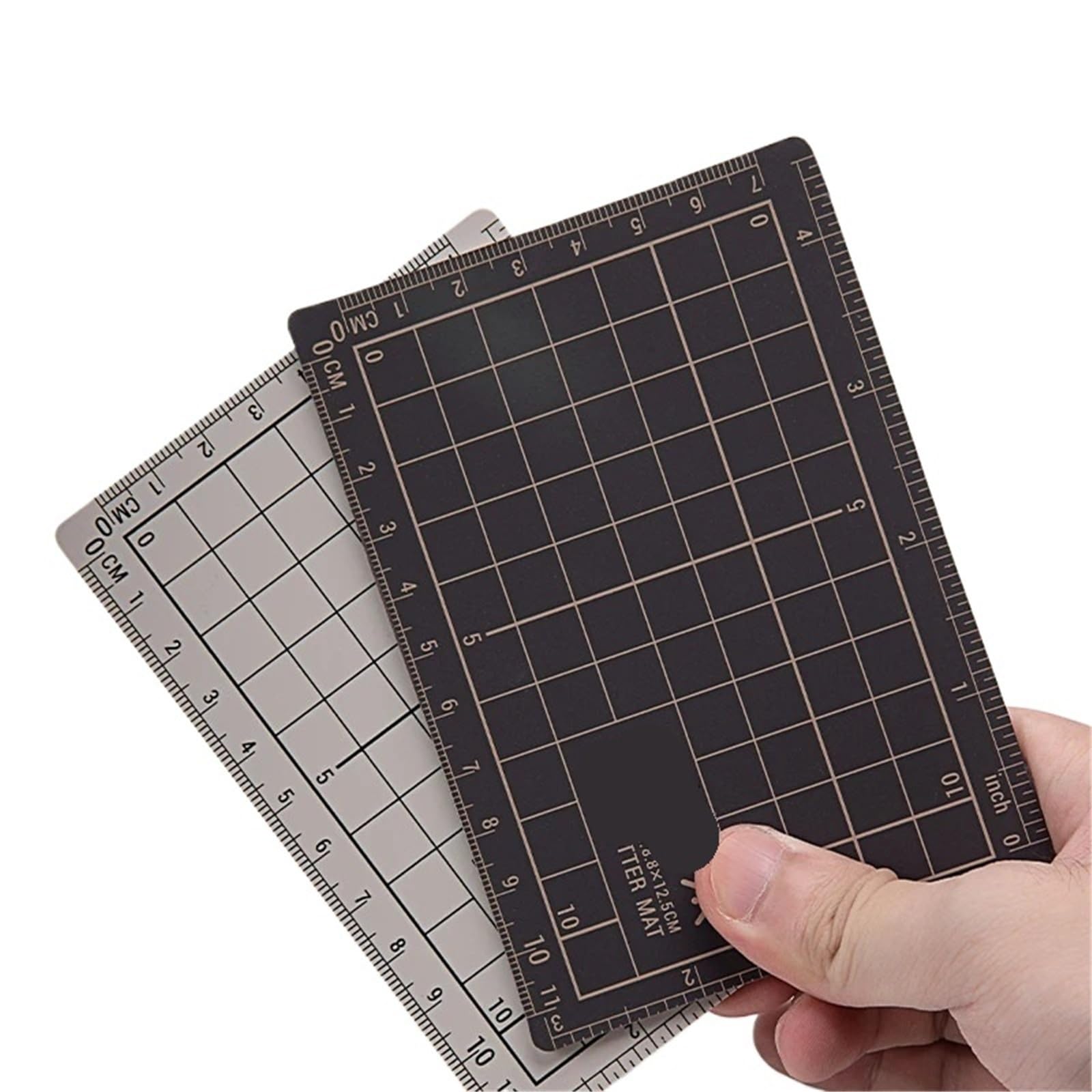 Tapete De Corte Mini tapete de corte B7, material saludable e inodoro, almohadilla grabado, tabla tallado, manualidades, papelería multiusos, arte escolar para coser(B7-5pcs)