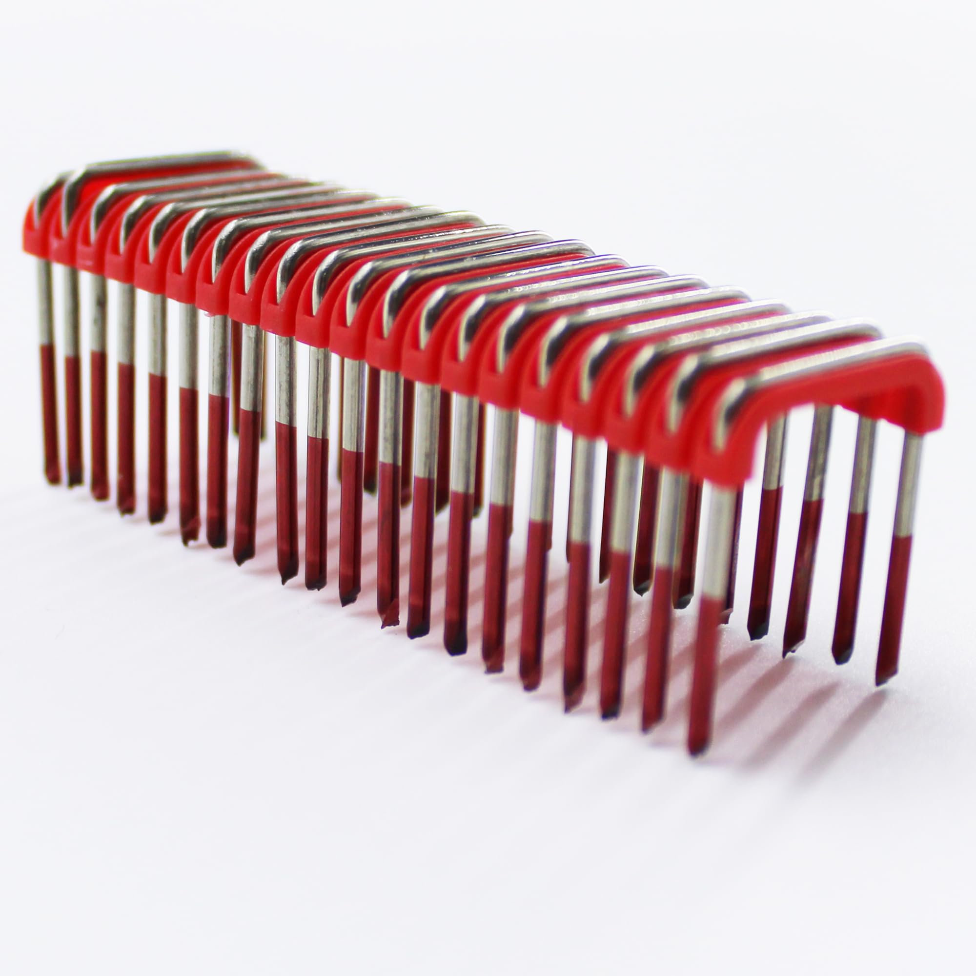 1" Insulated Cable Staples MNM1-600 Fit Milwaukee M12 Cable Stapler Gun M12 2448-20, 600 per Box, Silver, 1" (Length Only), Electrical Cable Staples for Wood Surfaces