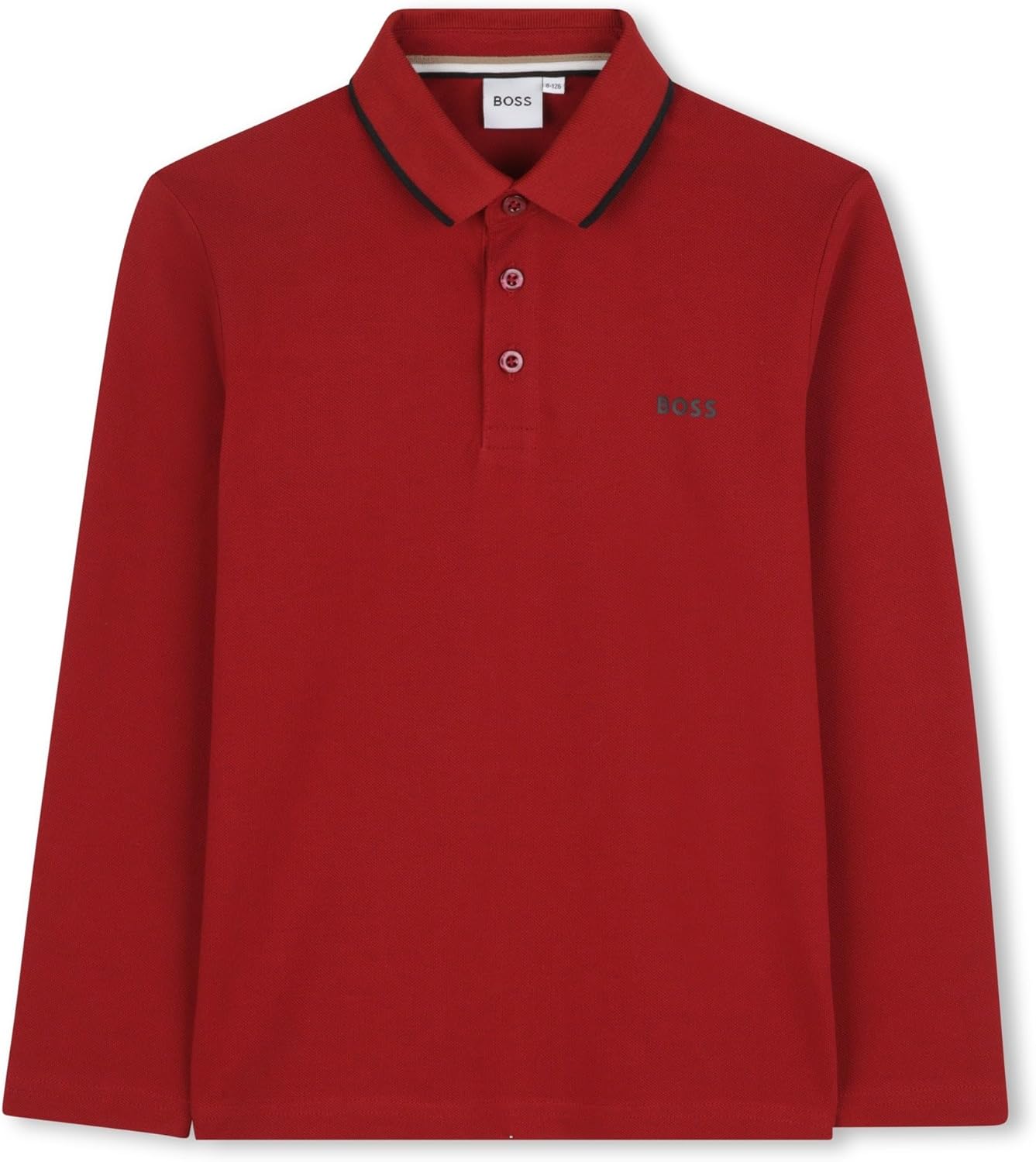 BOSS Boys Long Sleeve Polo Kids Short Sleeve Cotton Classic Fit Polo