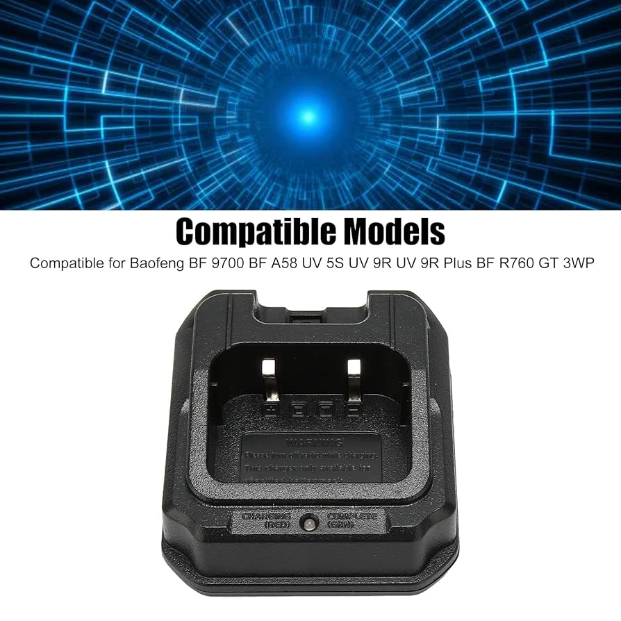 Base Caricabatteria Radio CHR 9700 - Adattatore Alimentazione Per BF-9700, UV-5S, UV-9R - Foto 5