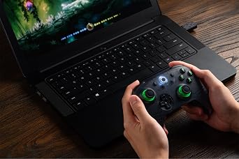 8Bitdo Ultimate 2C Wireless Controller for Windows PC and Android, with 1000 Hz Polling Rate, Hall Effect Joysticks and Triggers, and Remappable L4/R4 Bumpers (Transparent Black) | 1000Hz Polling Rate, Hall Effect Joysticks and Triggers, Remappable L4/R4 Bumpers, Refined D-Pad and Bumpers