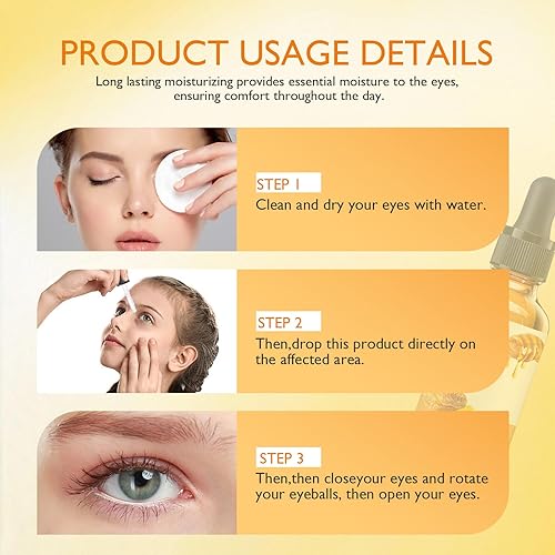 Miniatura 5 de Hidratación para el cuidado de los ojos de miel, hidratación natural con miel de abeja, hidrata refresca los ojos, fórmula suave para uso diario